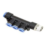 Conector Multi Tee con rosca